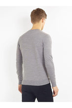 Load image into Gallery viewer, Knitwear - Crew Lightweight Knit Jumper Grey