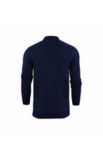 Load image into Gallery viewer, Knitwear - Lightweight Knitted Polo Long Sleeve Navy