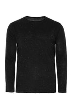 Load image into Gallery viewer, Knitwear - Lightweight Longline Raw Edge Jumper Charcoal