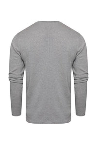 Knitwear - Lightweight Raw Edge Jumper Grey