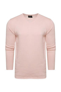 Knitwear - Lightweight Raw Edge Jumper Summer Pink