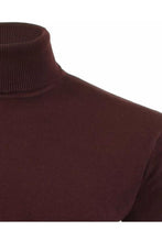 Load image into Gallery viewer, Knitwear - Lightweight Roll Neck Knit Plum
