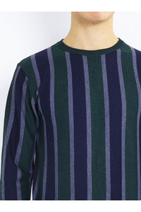 Knitwear - Lightweight Stripe Jumper Navy