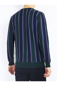 Knitwear - Lightweight Stripe Jumper Navy