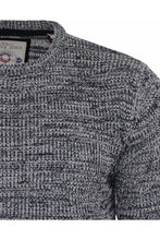 Load image into Gallery viewer, Knitwear - Lightweight Twist Knit Jumper Black Marl