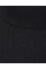 Load image into Gallery viewer, Knitwear - Muscle Fit Ribbed Turtle Knit Black