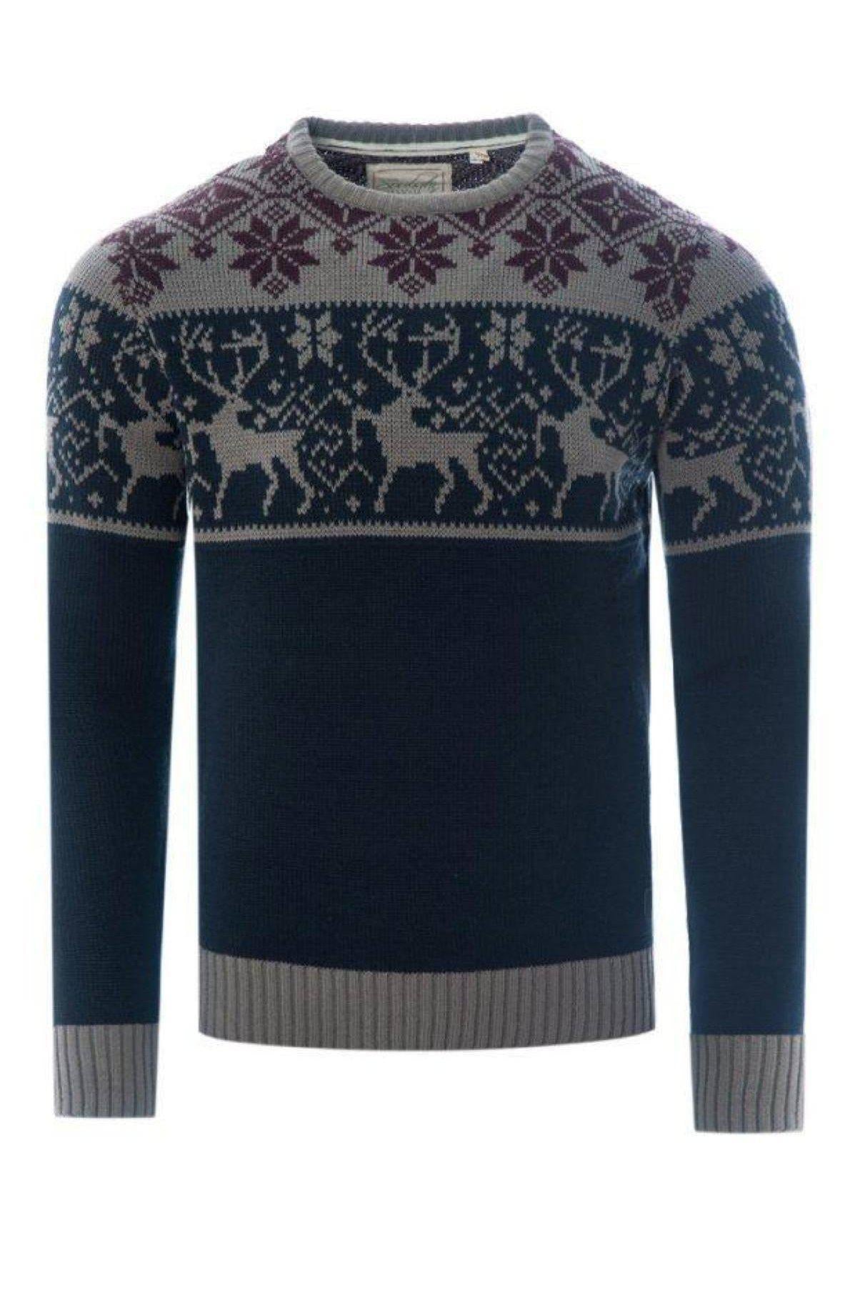 Stag Knit Navy