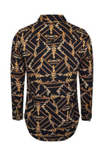 Load image into Gallery viewer, Long Sleeve Baroque Shirt Black