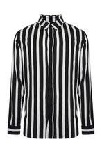 Load image into Gallery viewer, Long Sleeve Stripe Shirt Black