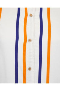 Long Sleeve Stripe Shirt Off White