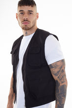 Load image into Gallery viewer, Utility Vest Black