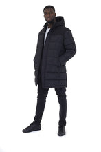 Load image into Gallery viewer, Longline Puffer Black