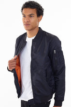 Load image into Gallery viewer, Bergen Padded Bomber MA1 Jacket Black