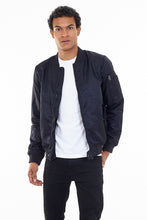Load image into Gallery viewer, Bergen Padded Bomber MA1 Jacket Black