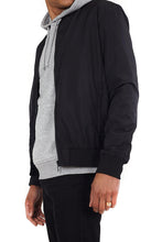 Load image into Gallery viewer, Lightweight Bomber Jacket Black