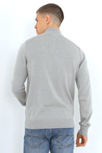 Load image into Gallery viewer, 1/4 Zip Knit Grey