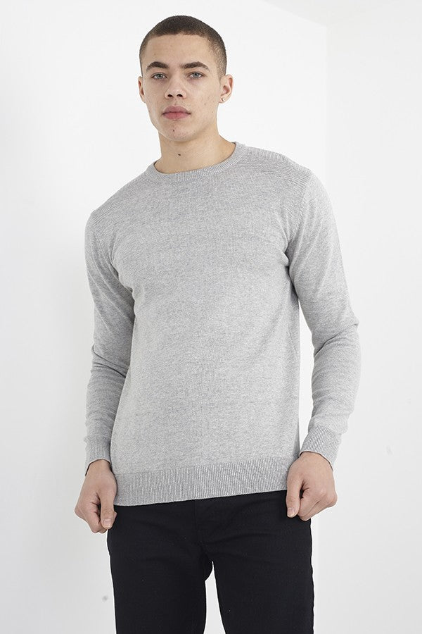 Crew Neck Jumper Grey