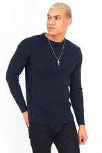 Load image into Gallery viewer, Muscle Fit Knit Navy