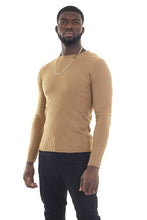 Load image into Gallery viewer, Muscle Fit Knit Tan