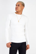 Load image into Gallery viewer, Muscle Fit Knit White