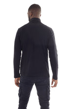Load image into Gallery viewer, 1/4 Zip Sweater Black