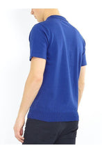 Load image into Gallery viewer, Polos - Lightweight Knitted Polo Short Sleeve French Blue