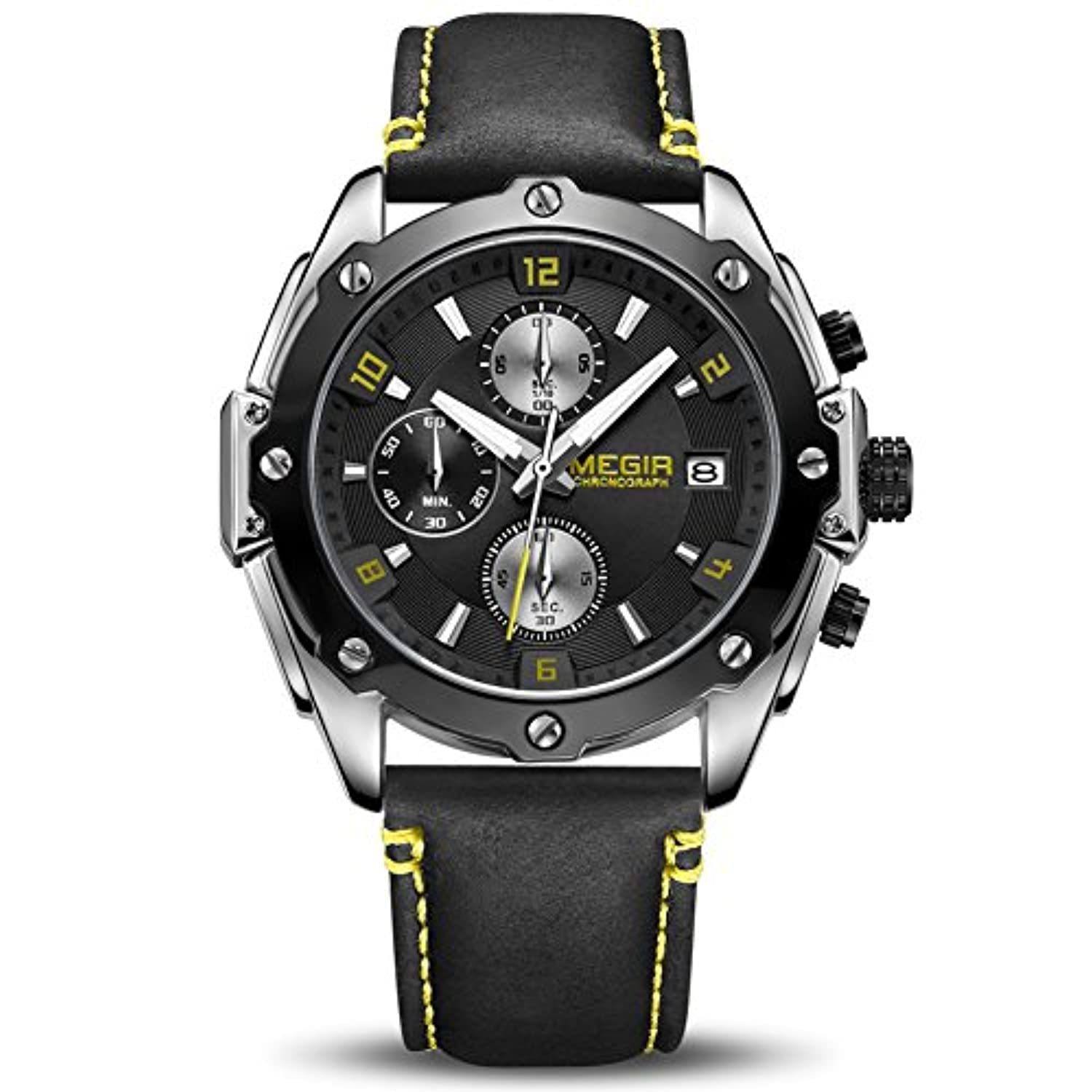 Racing Watch Black Yellow