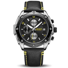 Load image into Gallery viewer, Racing Watch Black Yellow