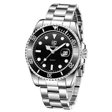 Load image into Gallery viewer, Seamaster Watch Black Steel