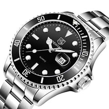 Load image into Gallery viewer, Seamaster Watch Black Steel