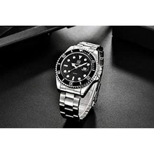Load image into Gallery viewer, Seamaster Watch Black Steel