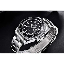 Load image into Gallery viewer, Seamaster Watch Black Steel