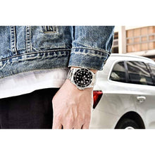 Load image into Gallery viewer, Seamaster Watch Black Steel