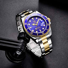Load image into Gallery viewer, Seamaster Watch Blue Gold