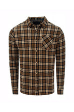 Load image into Gallery viewer, Soft Flannel Shirt Check Brown