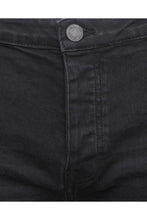 Load image into Gallery viewer, Shorts - Distressed Denim Shorts Black