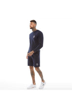 Load image into Gallery viewer, Script Jersey Shorts Navy