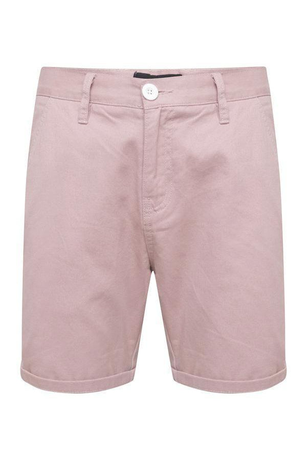 Shorts - Skinny Chino Shorts Pale Pink