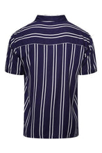 Load image into Gallery viewer, Soft Feel Classic Stripe Shirt Navy