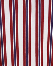 Load image into Gallery viewer, Soft Feel Vertical Stripe Shirt Burg