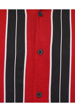 Load image into Gallery viewer, Soft Feel Vertical Stripe Shirt Red