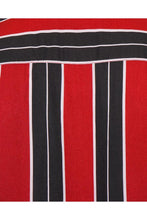 Load image into Gallery viewer, Soft Feel Vertical Stripe Shirt Red