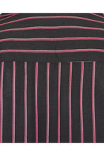 Load image into Gallery viewer, Soft Feel Vertical Stripe Shirt Thin Black
