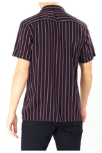 Load image into Gallery viewer, Soft Feel Vertical Stripe Shirt Thin Black