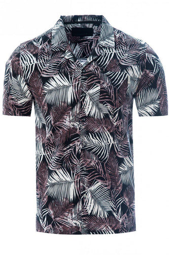 Soft Leaf Holiday Shirt Black