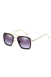 Brow Bar Aviator Sunglasses Black