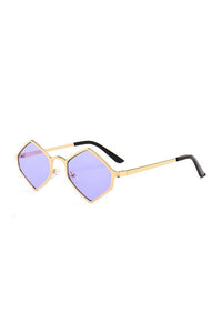 Chunky Diamond Sunglasses Lilac