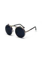 Load image into Gallery viewer, Sunglasses - Hinge Round Sunglasses Black