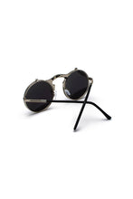 Load image into Gallery viewer, Sunglasses - Hinge Round Sunglasses Black