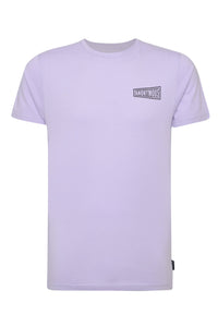 Anonymous Back Print T-Shirt Lilac